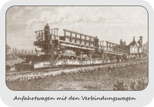 Ponte mit Gepäck- und vier Personenwagen auf dem Rhein Verbindungswagen mit Lok fahren von oder auf die Ponte